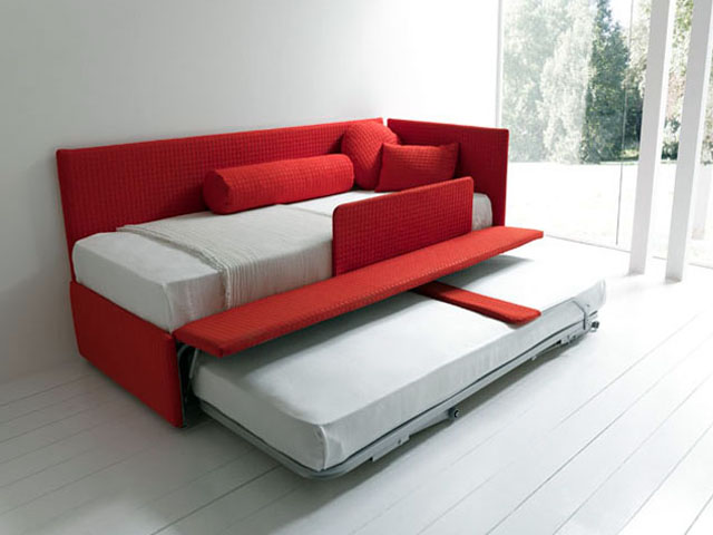 طراحی بسیار زیبای دکوراسیون داخلی با مبل تختخواب شو